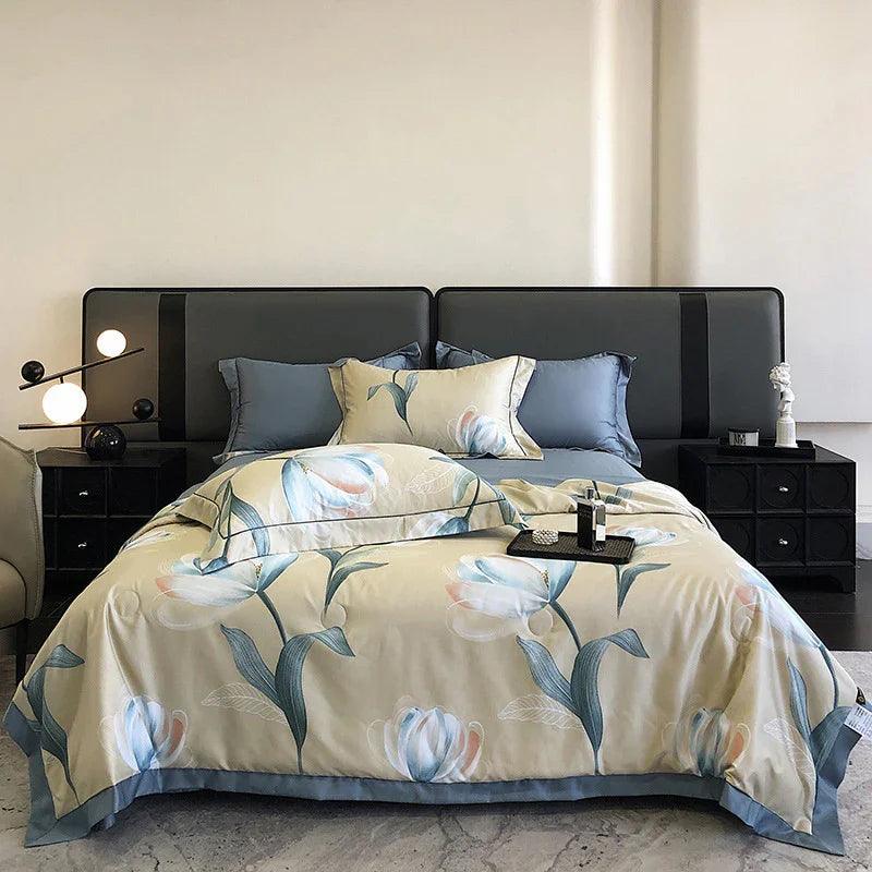 Housse de couette rafraîchissante d'été en Tencel lavable et aéréeEX-STOCK Canada