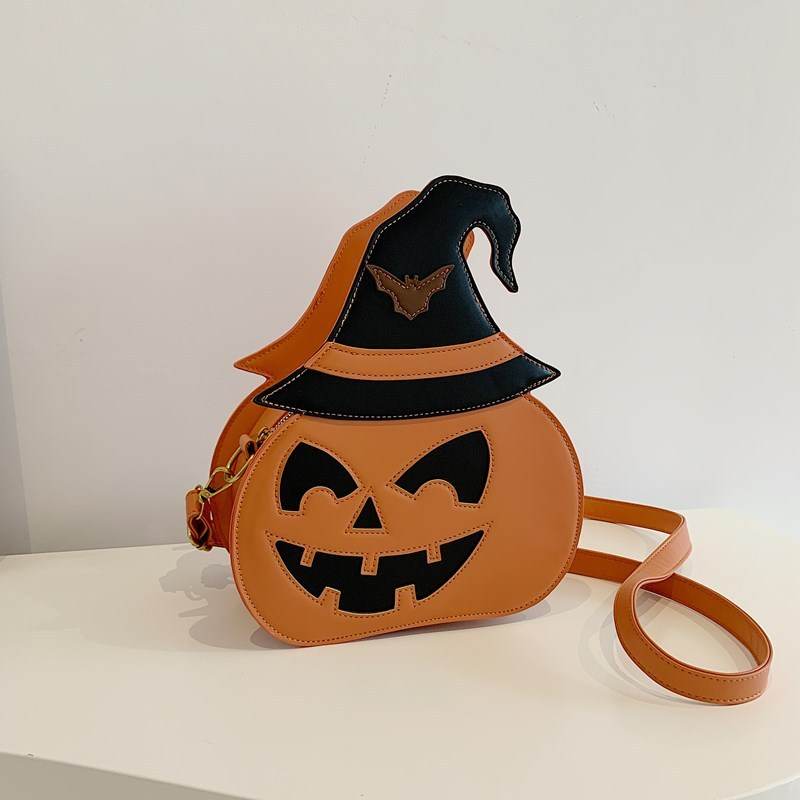 Shoulder Messenger Bag Female Halloween Pumpkin Bag - EX-STOCK Canada