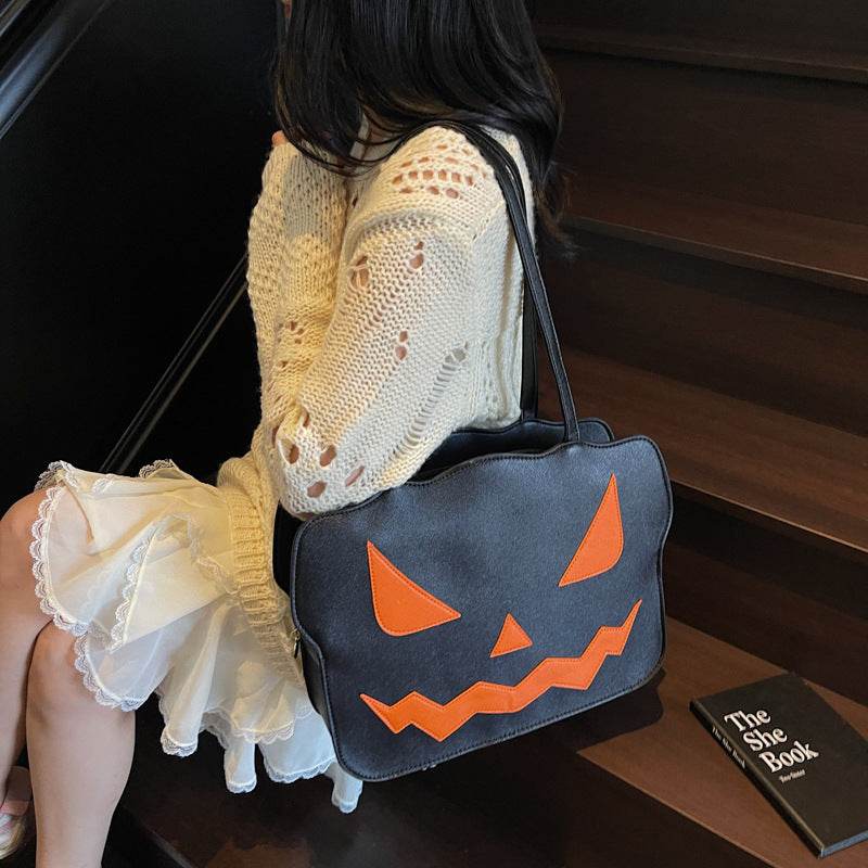 Women's Fashion Halloween Pumpkin Shoulder Messenger Bag - EX-STOCK Canada