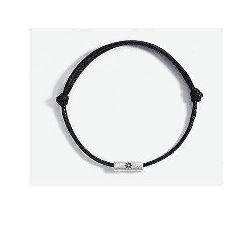 Bracelet Couple Soleil et Lune en Argent Sterling Pour Hommes et Femmes Tissé - EX-STOCK Canada