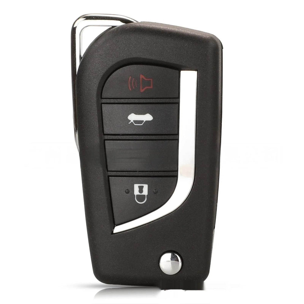 Folding Key Shell Camry Reeling Ruizhi Highlander Remote Control Key Shell 4 Keys - EX-STOCK Canada