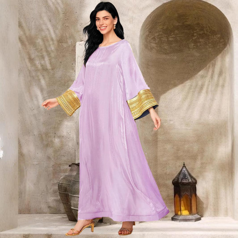 Golden Luxury Middle Eastern Arabic Dress - EX-STOCK Canada