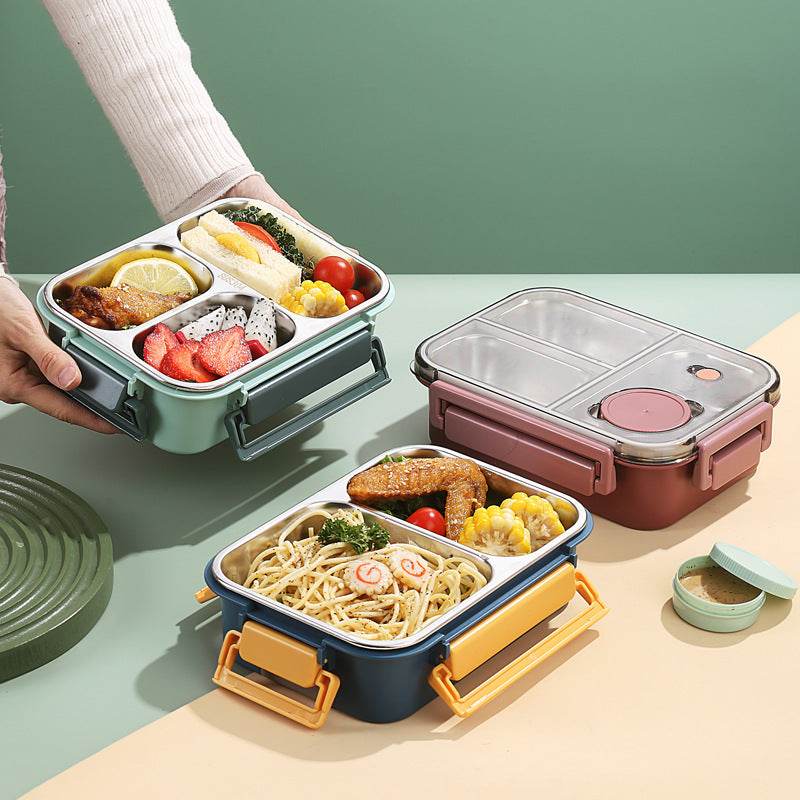 304 Stainless Steel Sealed Insulated Bento Lunch Box for Kids - EX-STOCK Canada