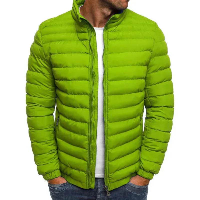Autumn Winter Windproof Long Puffer Jackets for Men Cotton Padded - EX-STOCK Canada