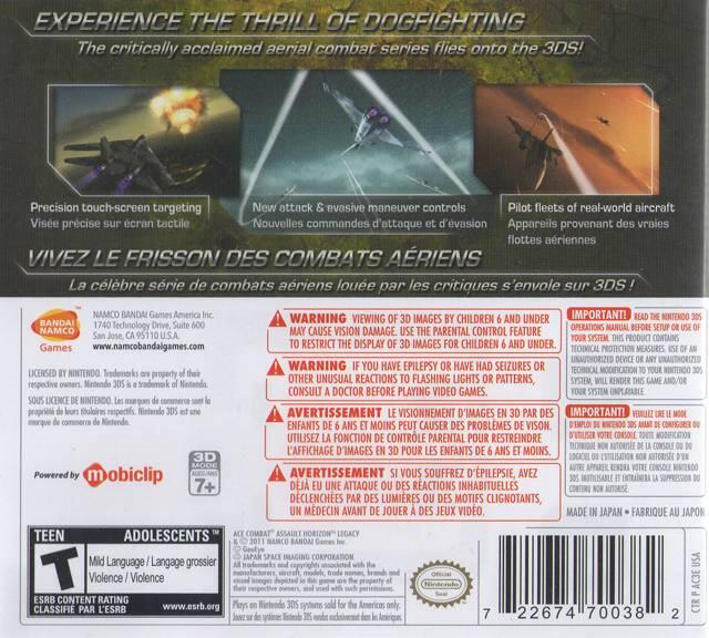 Ace Combat : Assault Horizon Legacy