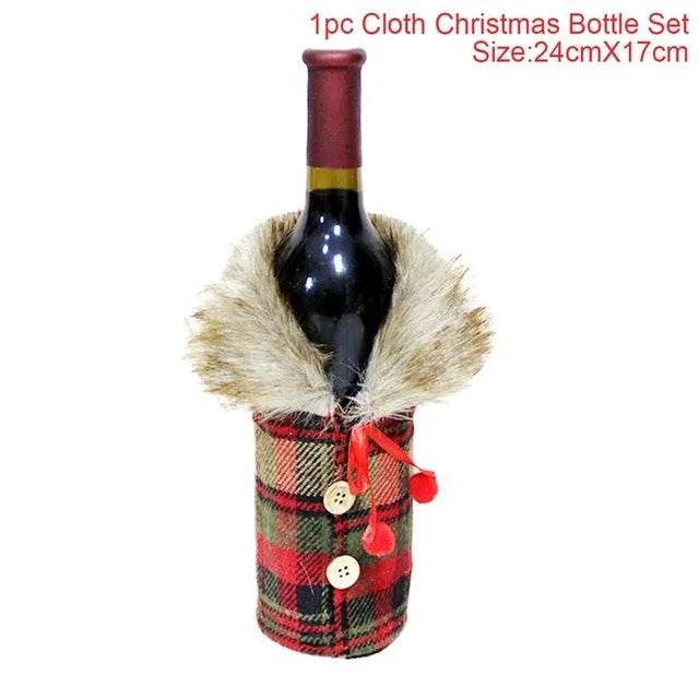 Christmas Decorations Christmas Wine Bottle Socks - EX-STOCK Canada
