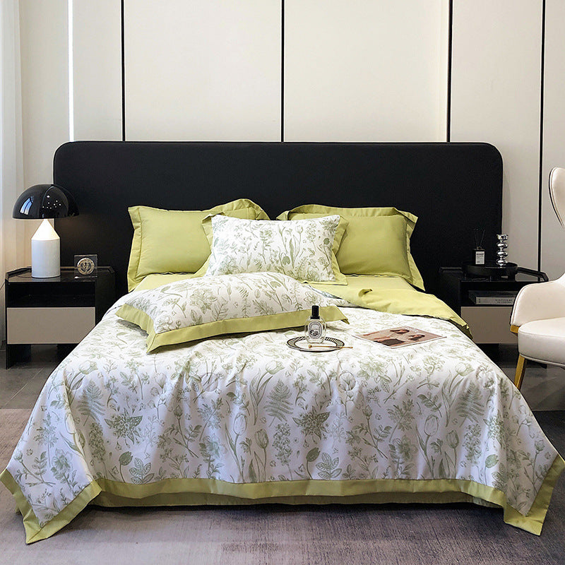 Tencel Summer Duvet Four-piece Washed Silk EX-STOCK Canada