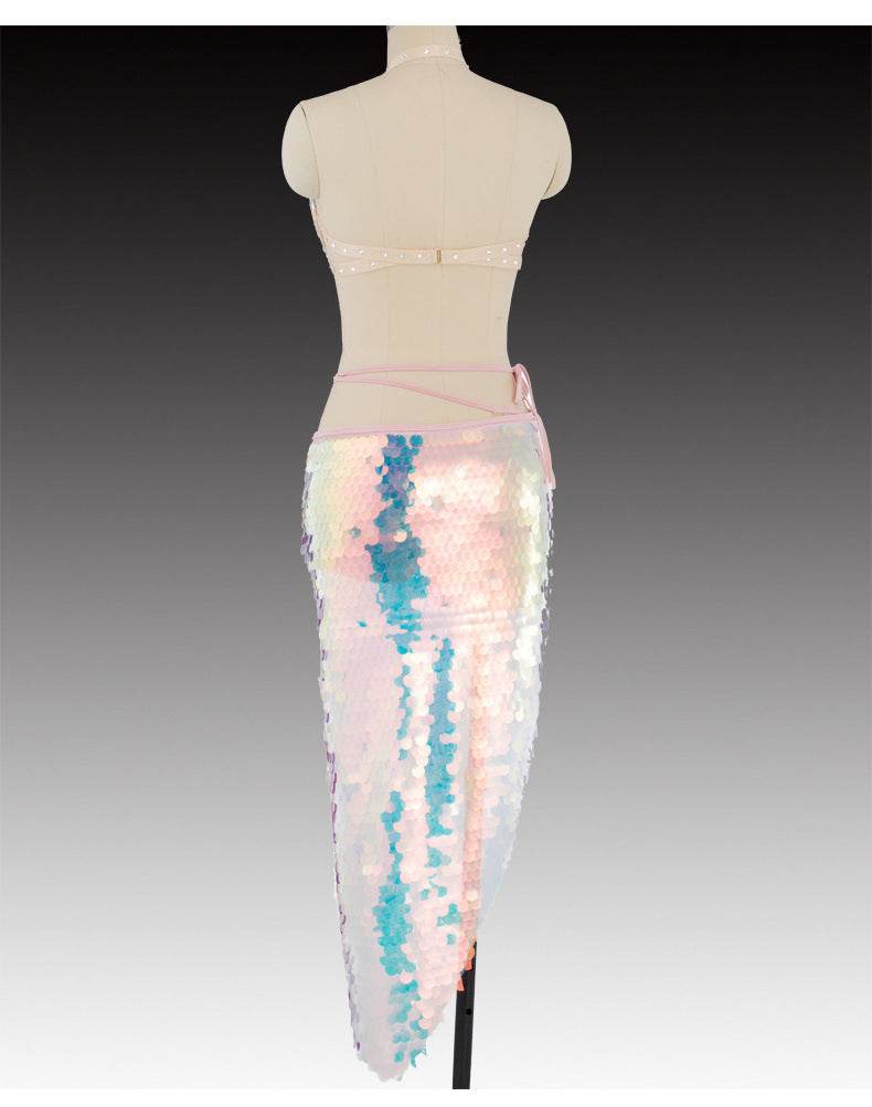 Indian Dance Suit Ethnic Latin Dance Sequins - EX-STOCK Canada