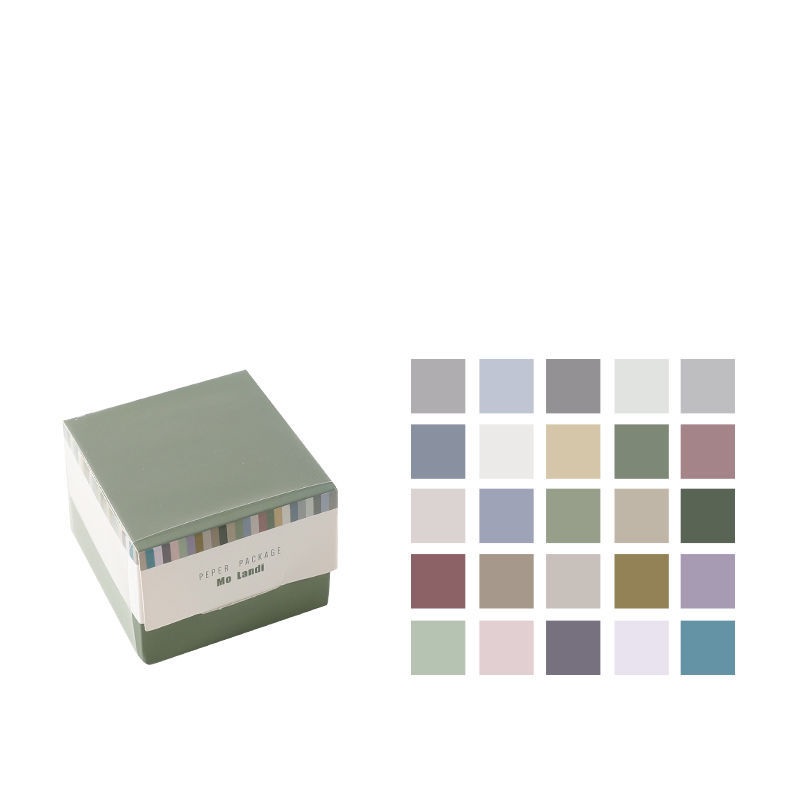 Solid Color Sticky Note Wallet Base Non-sticky Post-it Notes