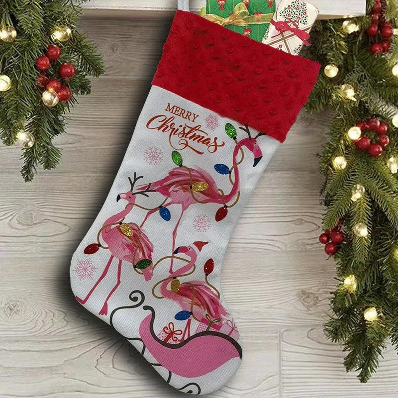 Pendentif de décoration de vacances bas de Noël flamant roseEX-STOCK Canada