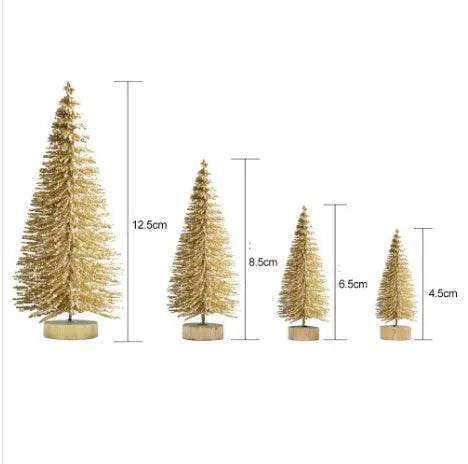 Blue Gold Silver And Red Mini Christmas Tree Ornaments - EX-STOCK Canada