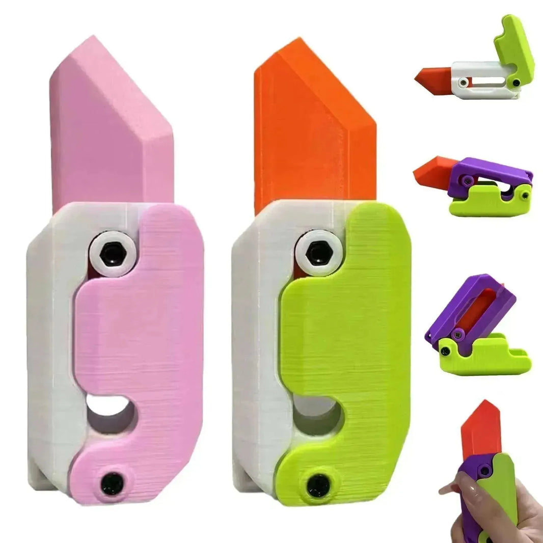 Impression 3D Gravité Cub Sautant Petite Radis Mini Modèle Couteau - EX-STOCK Canada