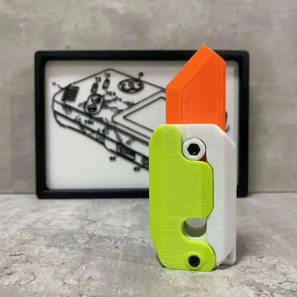 Impression 3D Gravité Cub Sautant Petite Radis Mini Modèle Couteau - EX-STOCK CANADA