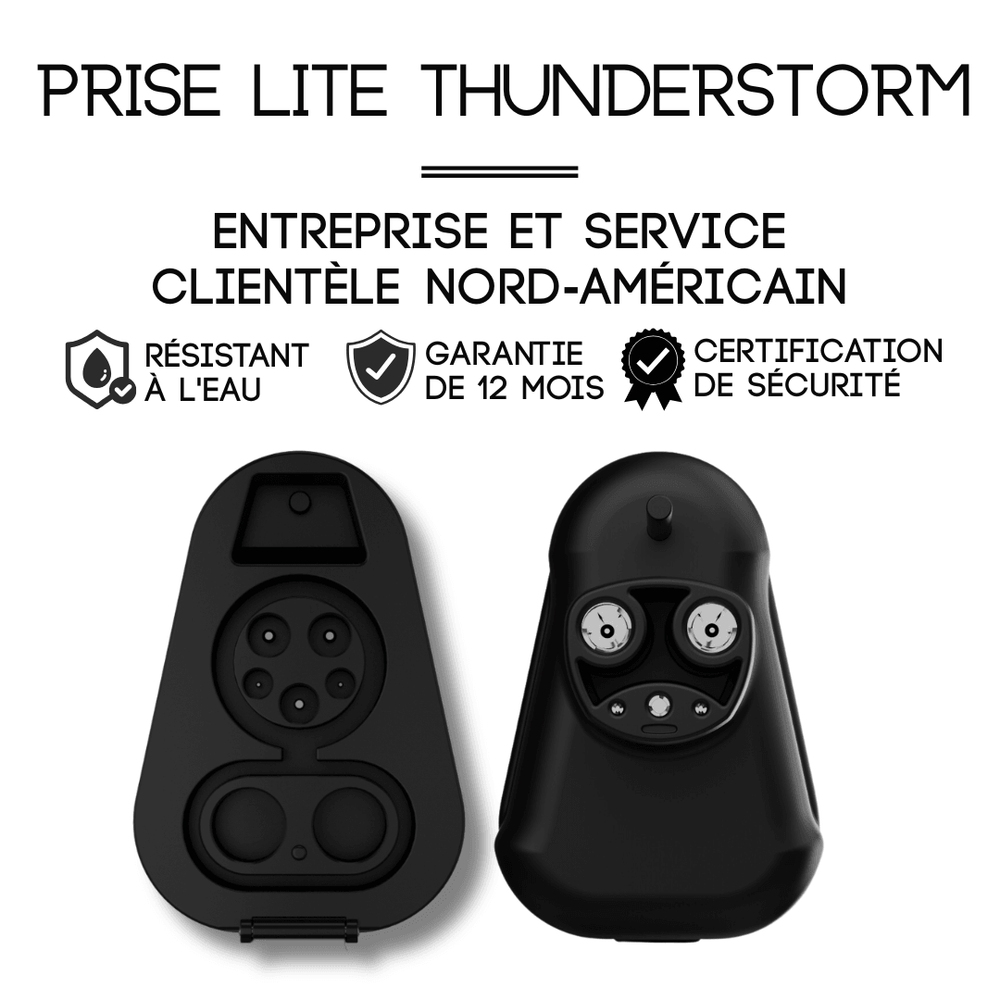 شاحن CCS1 إلى سيارة NACS | تيار متردد | فقط لشاحن Ford Pro وشاحن GM Powershift | قابس Thunderstorm Lite