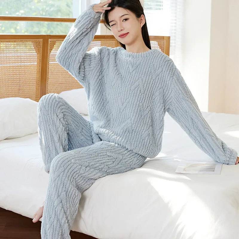 New Casual Plus Size Pajamas Suit - EX-STOCK Canada
