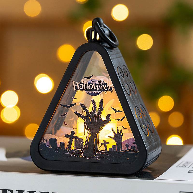 Halloween Decorations Portable Pumpkin Lamp Layout Props - EX-STOCK Canada