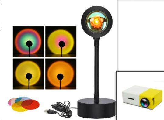 Sunset Projection Lamp Sunset Projector Night Light Wall Decoration Lighting EX-STOCK Canada