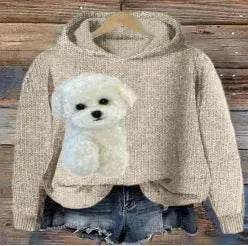 Digital Printing Dog Pattern Sweater Men - EX-STOCK Canada