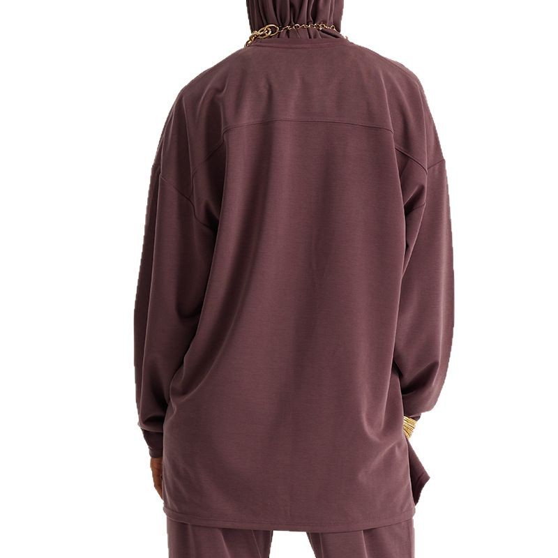 Tenue ample pour femmes musulmanes du Moyen-Orient avec manches longues et pantalon - EX-STOCK Canada