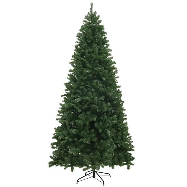 9ft Artificial Christmas Trees With 2132 Branch Tips, Auto Open And Steel Base, Green EX-STOCK Canada