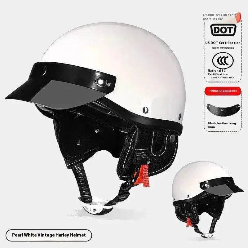 3C Certified Electric Sports Motorcycle Bike Retro Helmet Men And Women - EX-STOCK Canada