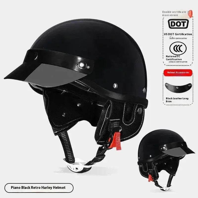 3C Certified Electric Sports Motorcycle Bike Retro Helmet Men And Women - EX-STOCK Canada