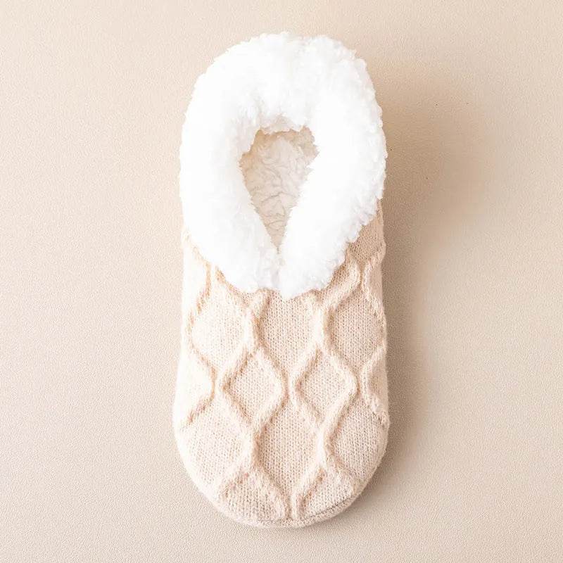 Winter Warm Short Cotton Slipper Socks Unisex Thicken Thermal Plush Home Floor Sock Soft Non-slip Grip Fuzzy Floor Fluffy Socks - EX-STOCK Canada