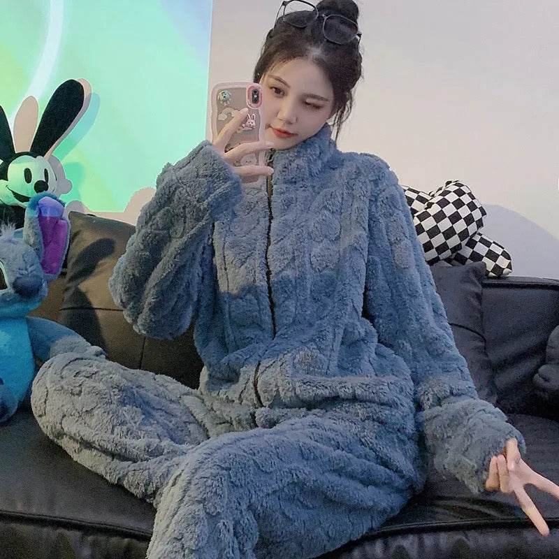 Women's Winter Woolen Love Pajamas - EX-STOCK Canada