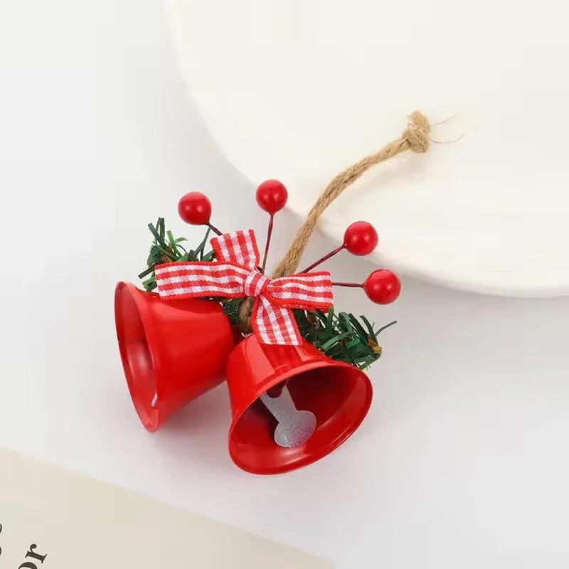 Chinese Hawthorn Bow Hemp Rope Jingling Bell Decoration EX-STOCK Canada