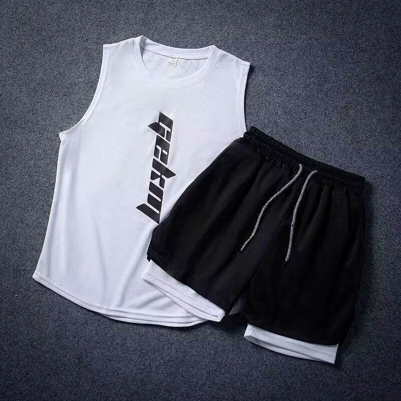 Speed Men's Athletic Shorts and Tank top Workout Clothes 2PCS - EX-STOCK Canada