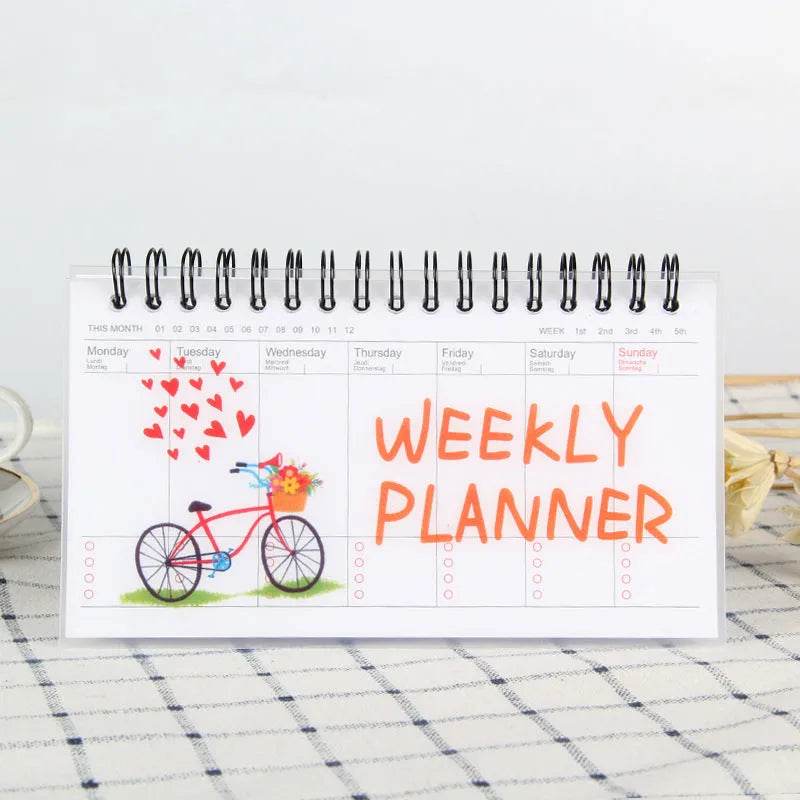 Cartoon tearable week planner - EX-STOCK Canada