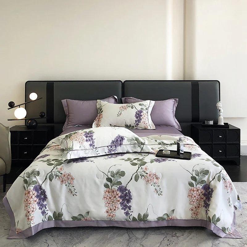 Housse de couette rafraîchissante d'été en Tencel lavable et aéréeEX-STOCK Canada