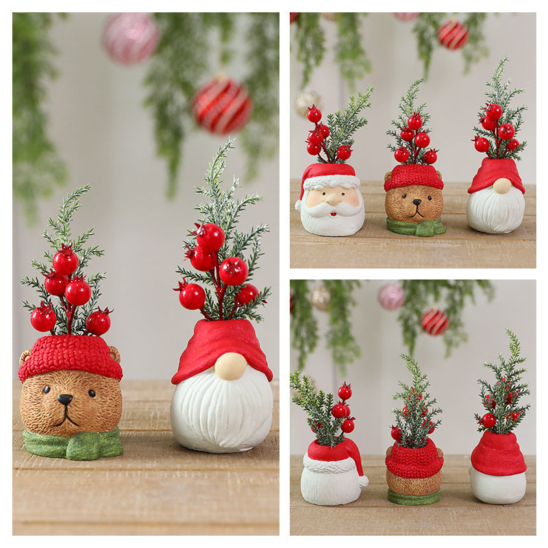 Resin Christmas Doll Santa Claus Snowman Decorations Ornaments EX-STOCK Canada