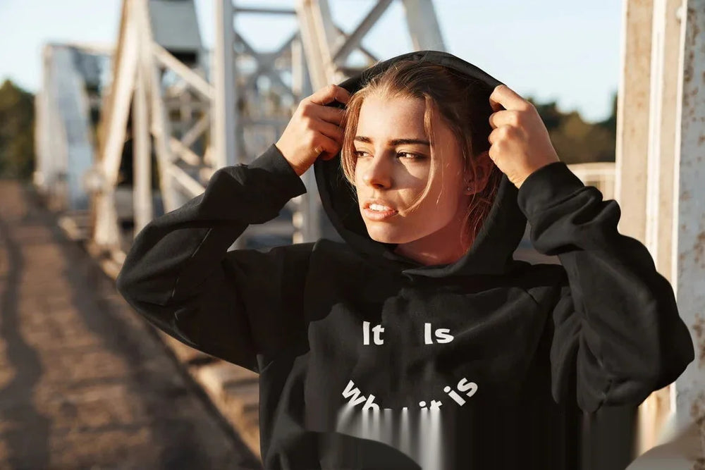 Fleece-lined Hoodie Sweater Couple's Tops Loose EX-STOCK Canada