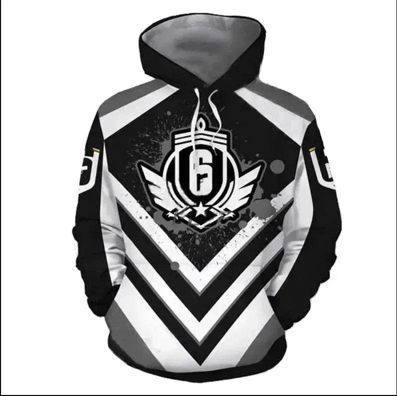 3D Digital Printing Fashion Hoodie Pullover Sweater - EX-STOCK Canada