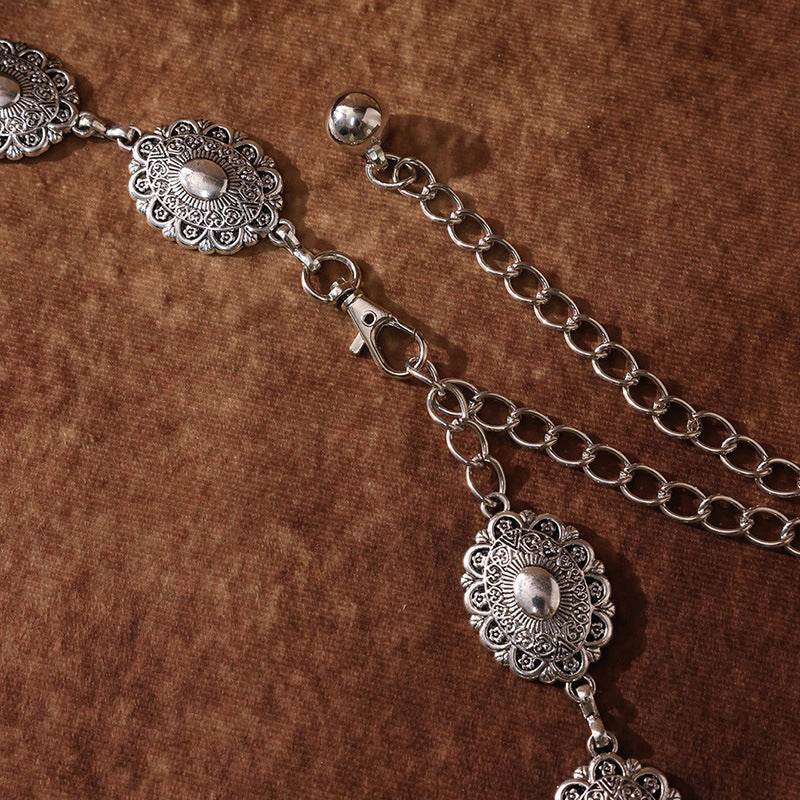 Women's Fashion Retro Carving Metallic Belt - EX-STOCK Canada