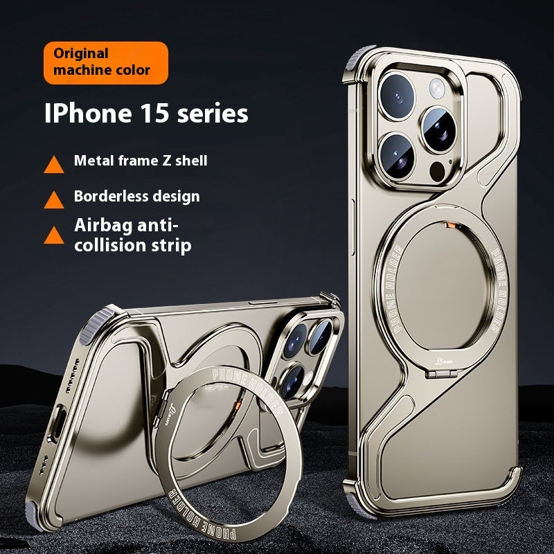 Z-type Metal Bracket Magnetic Phone Case EX-STOCK Canada