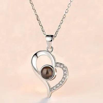 Hot Valentine's Day Gifts Metal Rose Jewelry Gift Box Necklace For Wedding Girlfriend Necklace Gifts - EX-STOCK Canada