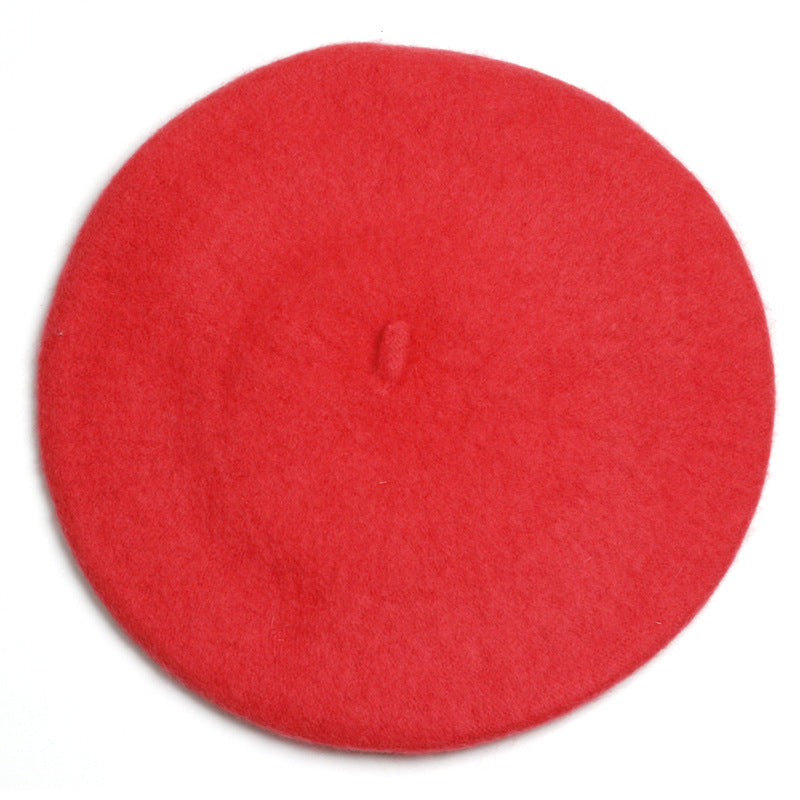 Autumn And Winter Hat Women's Wool Beret | EX-STOCK product gallery photo 20
