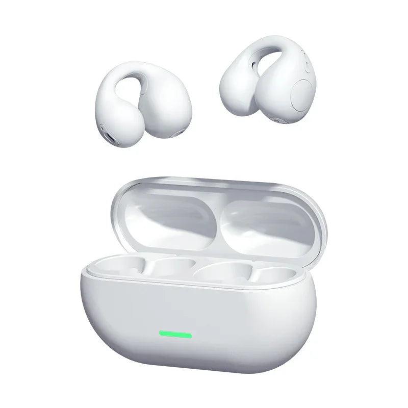 Wireless Ear Clip Bluetooth Headset TWS Comfortable Wear Not In-Ear Sports Wireless Bone Conduction 5.3 Bluetooth Headset EX-STOCK Canada