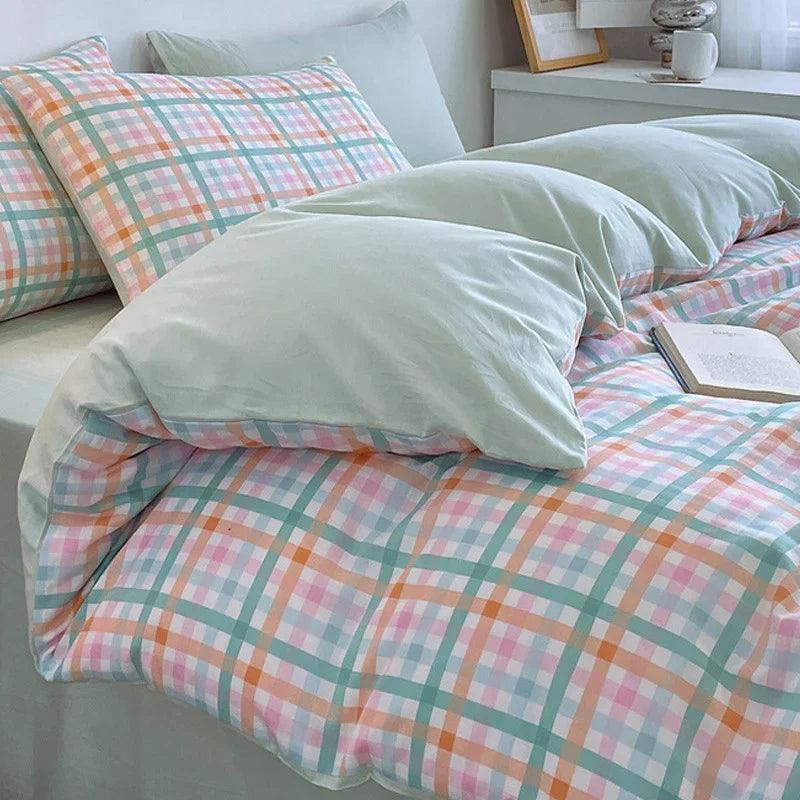 Pure Cotton Class A Four-piece Quilt Cover Household Pure Cotton Bed Sheet Duvet Cover EX-STOCK Canada