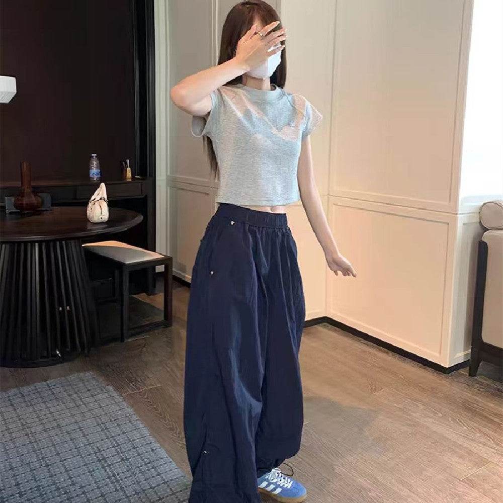 Casual Fashion Oversized Baggy Workwear Pant for women - EX-STOCK Canada