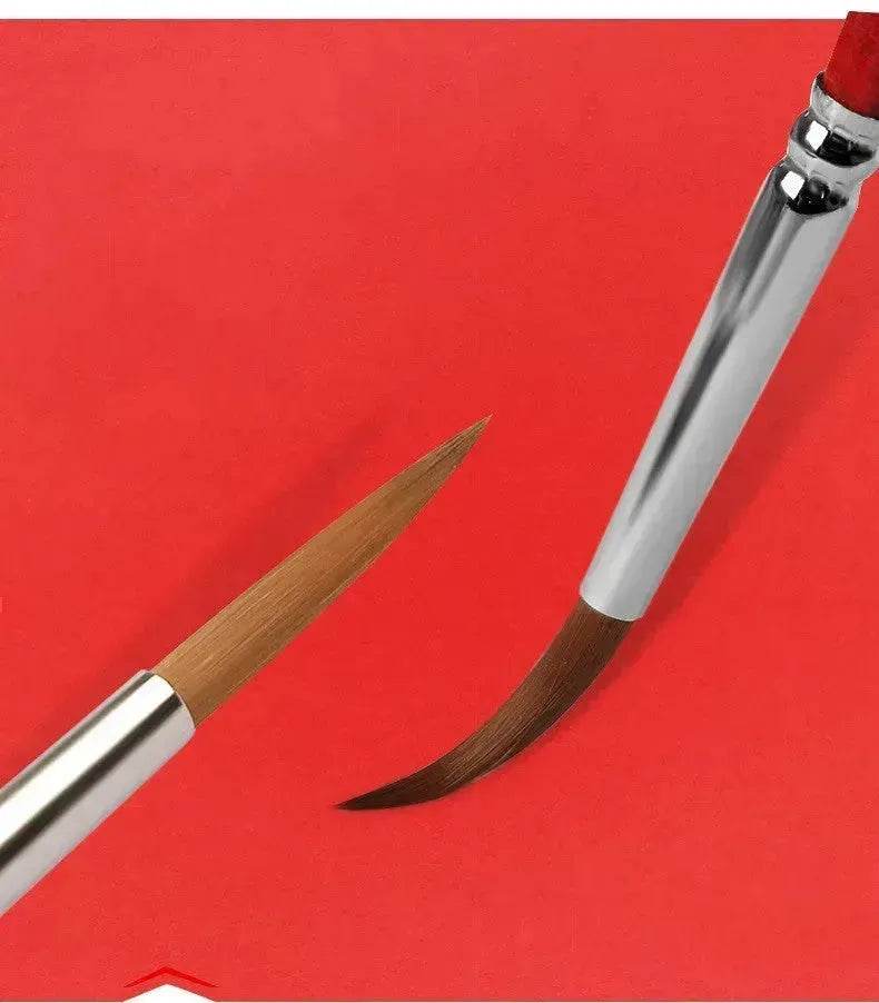 Gouache Oil Painting Watercolor Hand-painted Crochet Pen Paint Brush Miniature and Micro Detail Paint Brush, Triangular Grip Handles Art Brushes For Acrylic Painting - EX-STOCK Canada