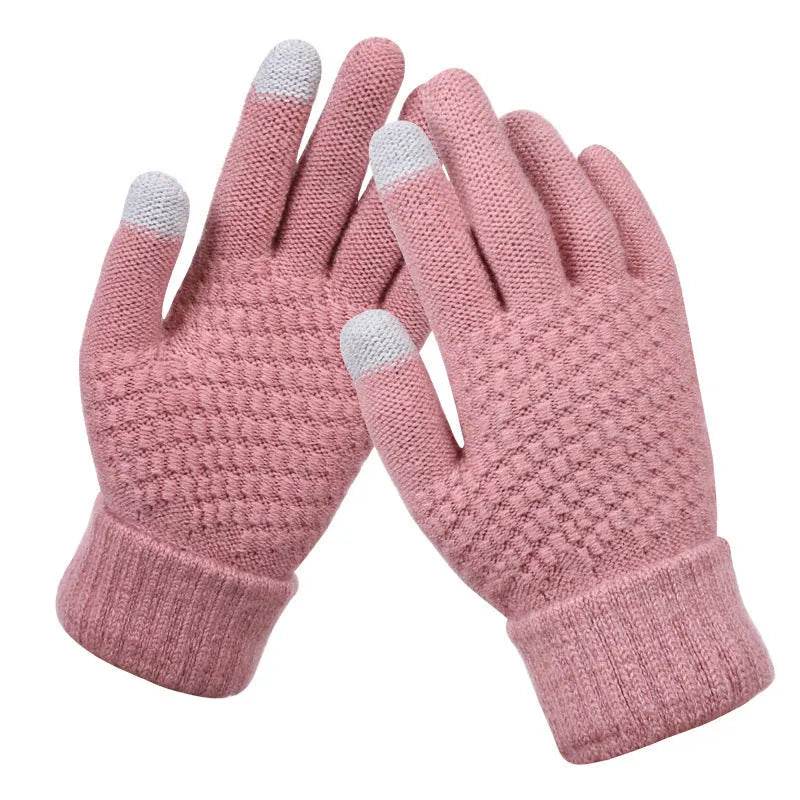 Couple knitted gloves touch screen gloves - EX-STOCK Canada