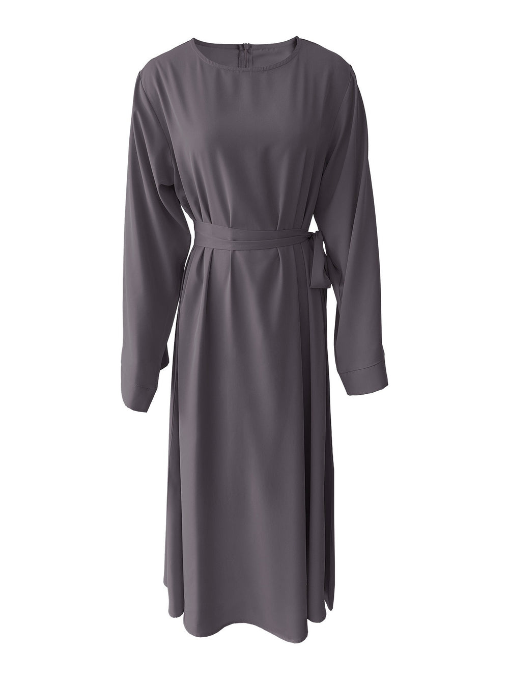 Robe musulmane grande taille à lacets pour femmes - EX-STOCK Canada