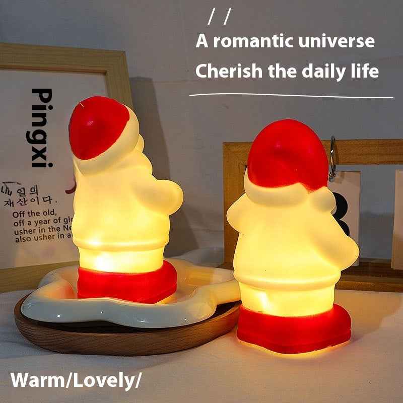 Cute Small Night Lamp Cartoon Christmas Snowman Ambience Light EX-STOCK Canada