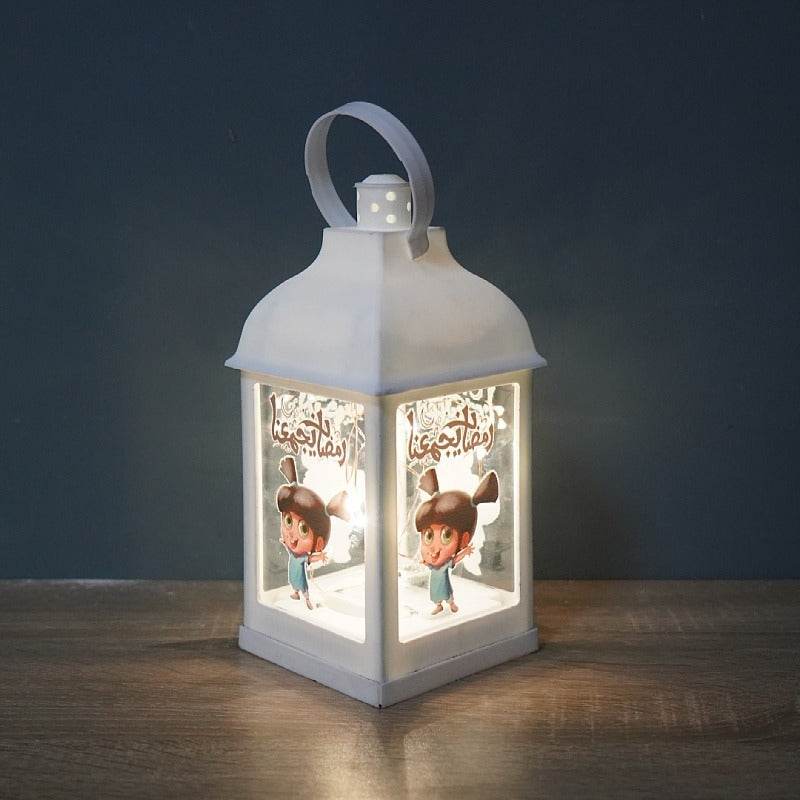 Wind Lantern Plastic Decoration For Eid Mubarak Ornament - EX-STOCK Canada