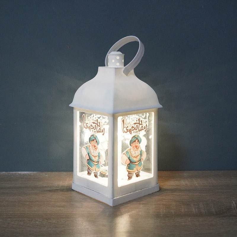 Wind Lantern Plastic Decoration For Eid Mubarak Ornament - EX-STOCK Canada
