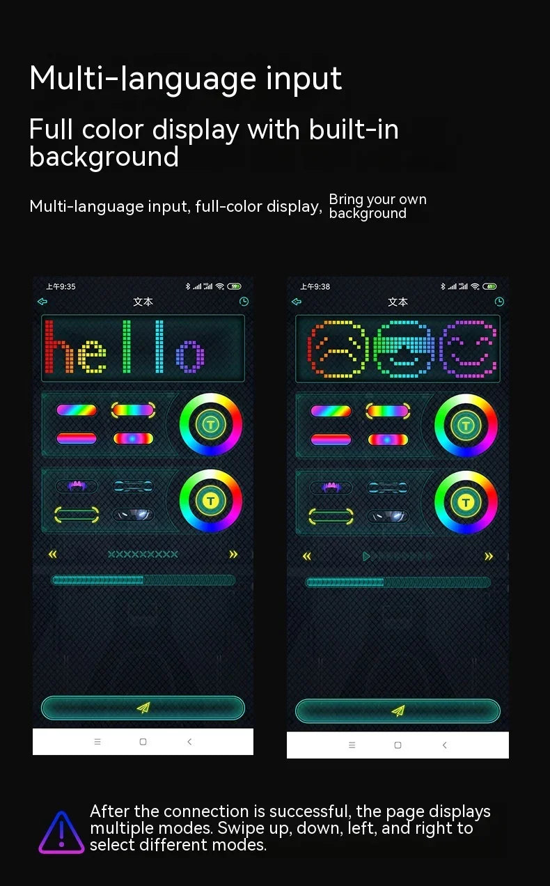 Halloween Face Masks Full Color LED Luminous Mask Face Changing Mask Party Bar Props EX-STOCK Canada