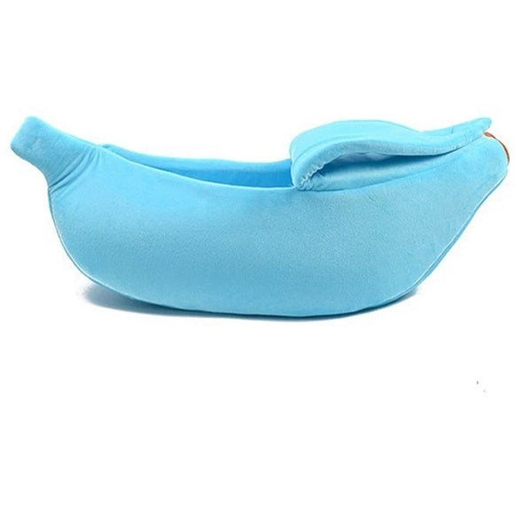 Pet House Dog Bed Banana Shape Dog House Cute Pet Kennel Nest Warm Dog Sofas Sleeping Bed EX-STOCK Canada